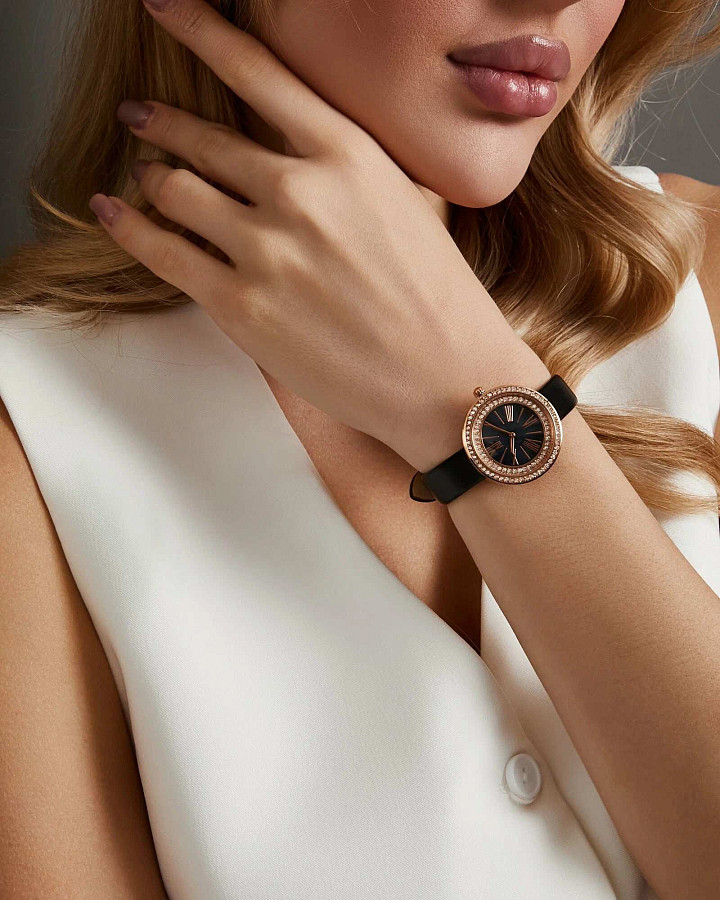 Часы УЧЗ Spectr 3028L-8 — кварцевые, латунь