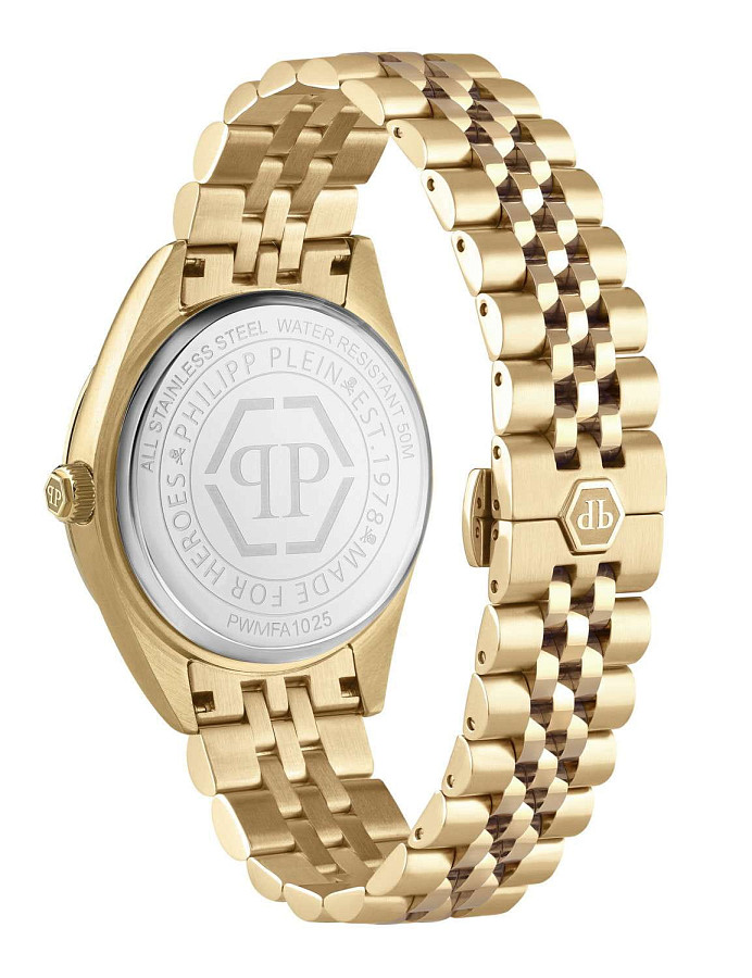Часы Philipp Plein Date Superlative PWMFA1025 — кварцевые, сталь металл