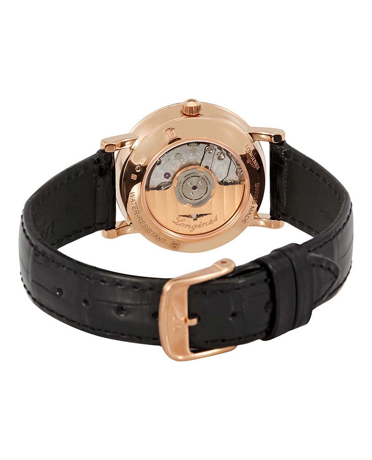 Часы Longines Elegant Collection L4.378.8.11.4 — механические, золото сталь