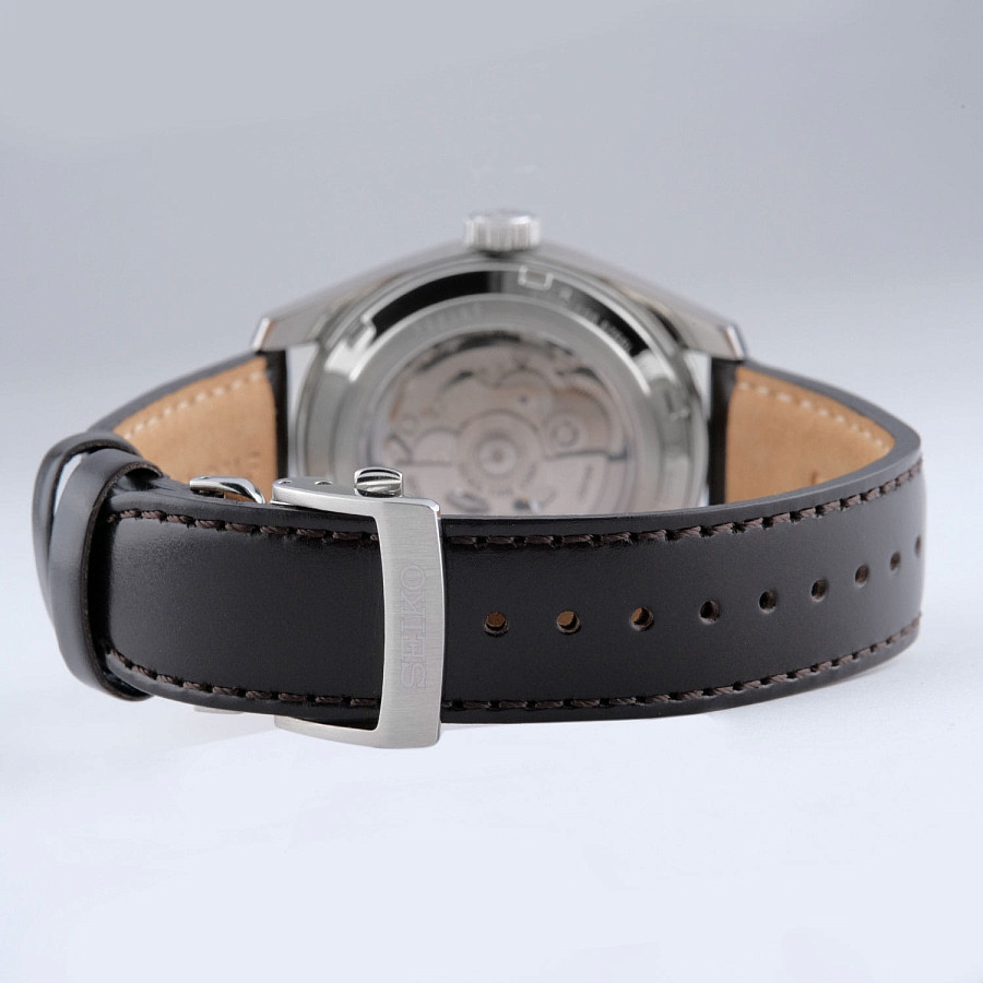 Часы Seiko Presage Sharp Edged Series SPB311 — кожаный, мужские