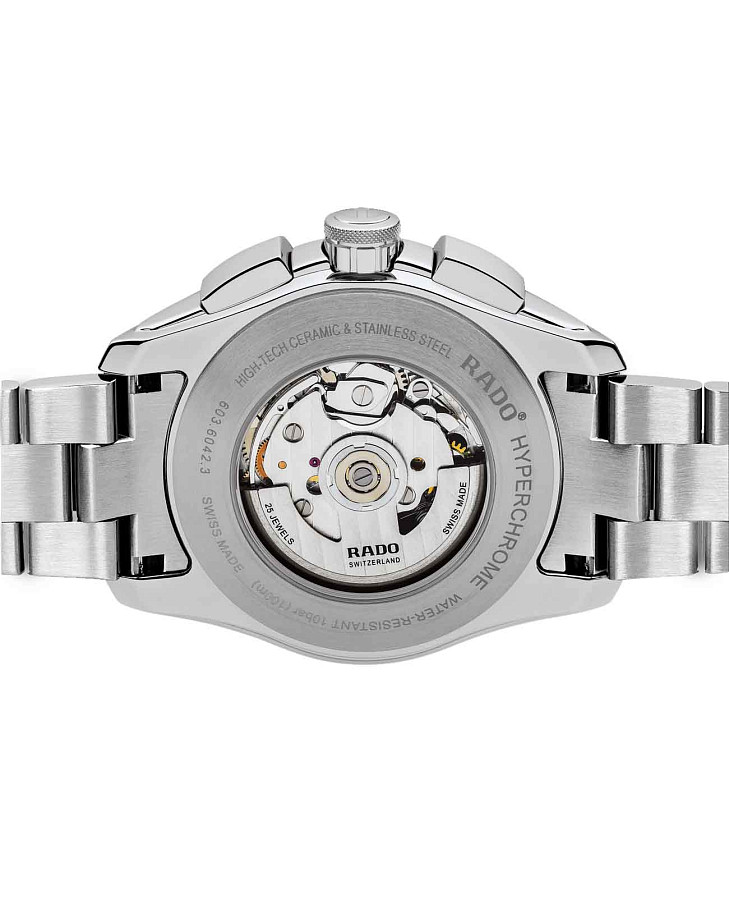 Часы Rado Hyperchrome Automatic Chronograph R32042303 — сталь титан металл, Швейцария