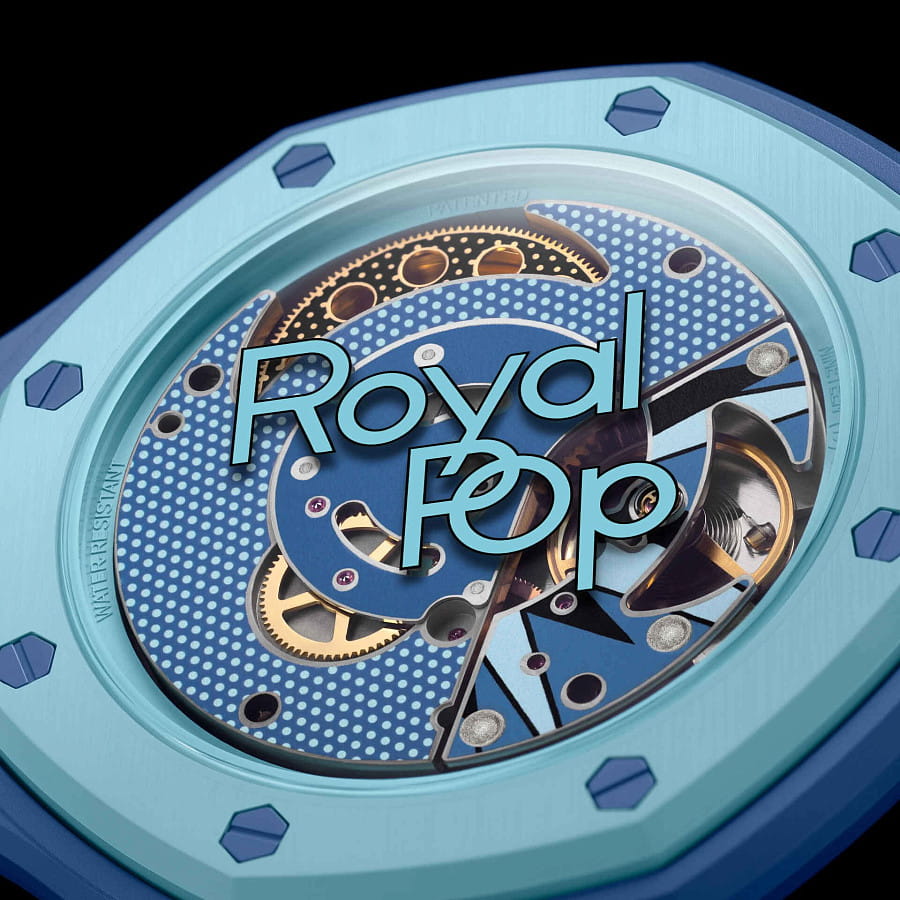 Часы Audemars Piguet x Swatch Royal Pop Lan Ba SSX03L100N — биокерамика, Швейцария