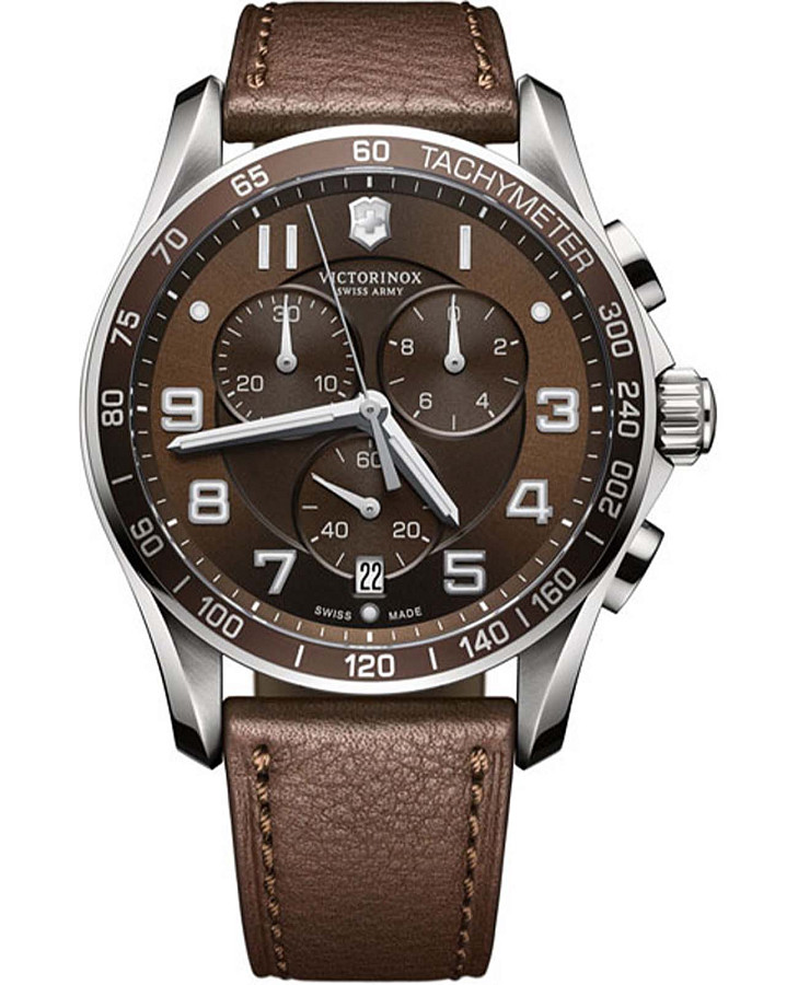 Часы Victorinox Chrono Classic XLS 241653 — мужские, коричневый