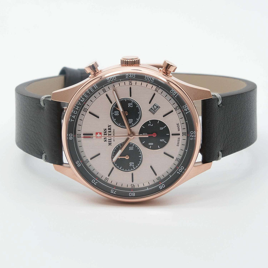 Часы Swiss Military by Chrono SM34081.09 — кожаный, мужские