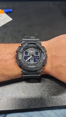 Фото покупателя: Японские наручные часы Casio G-Shock GA-100-1A1DR (GA-100-1A1)