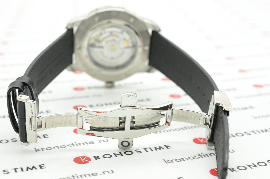 Часы Maurice Lacroix Pontos Day Date PT6358-SS001-23E-2 — кожаный, мужские