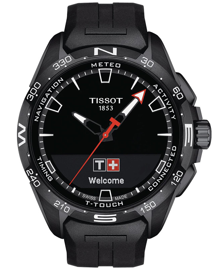 Часы Tissot T-Touch Connect Solar T121.420.47.051.03 — мужские, черный