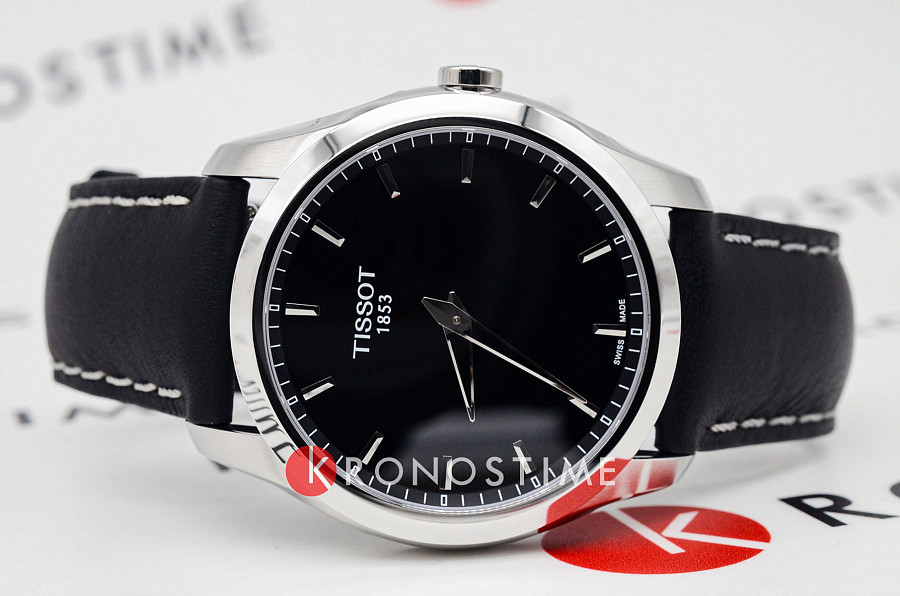 Часы Tissot Couturier Automatic Small Secret Date T035.446.16.051.02 — кварцевые, сталь металл
