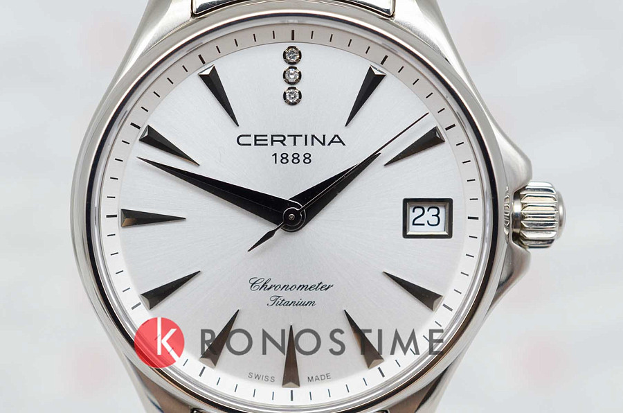 Часы Certina Lady Diamonds C032.051.44.036.00 — титан металл, Швейцария