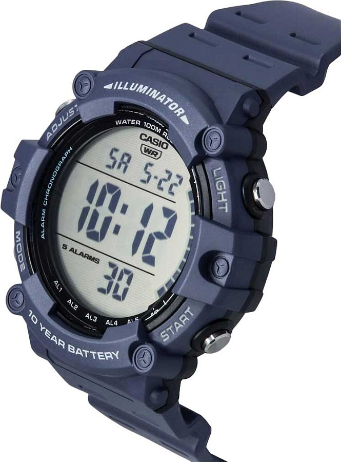 Часы Casio Collection AE-1500WH-2A — кварцевые, пластик