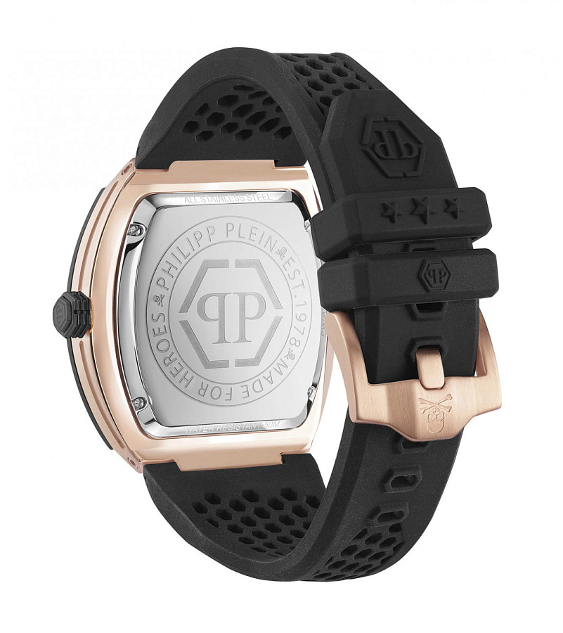 Часы Philipp Plein The Hexagon PWPUA0124 — черный, металл сталь