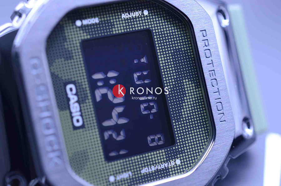 Часы Casio G-Shock GM-5600B-3 — сталь металл пластик, мужские, Япония