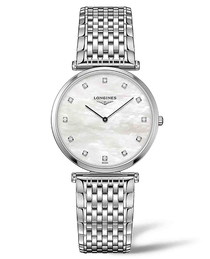 Часы Longines La Grande Classique L4.709.4.88.6 — женские, перламутровый