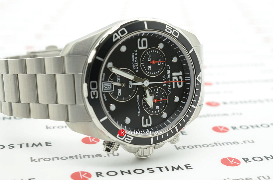 Часы Certina DS Action Chrono COSC C032.434.11.057.00 — сталь металл, Швейцария