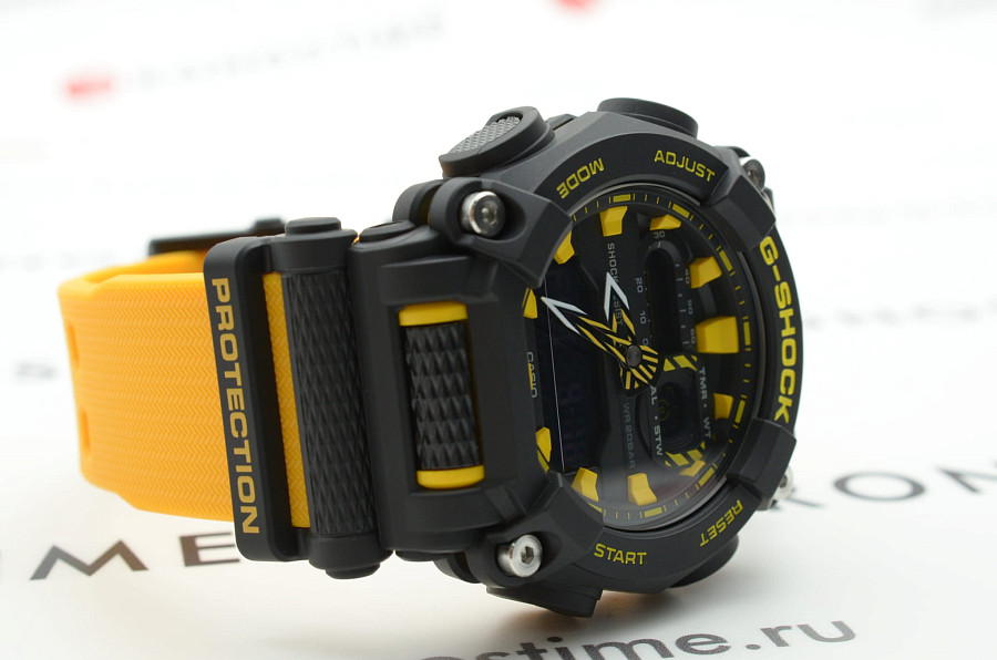 Часы Casio G-Shock GA-900A-1A9DR (GA-900A-1A9) — мужские, пластик