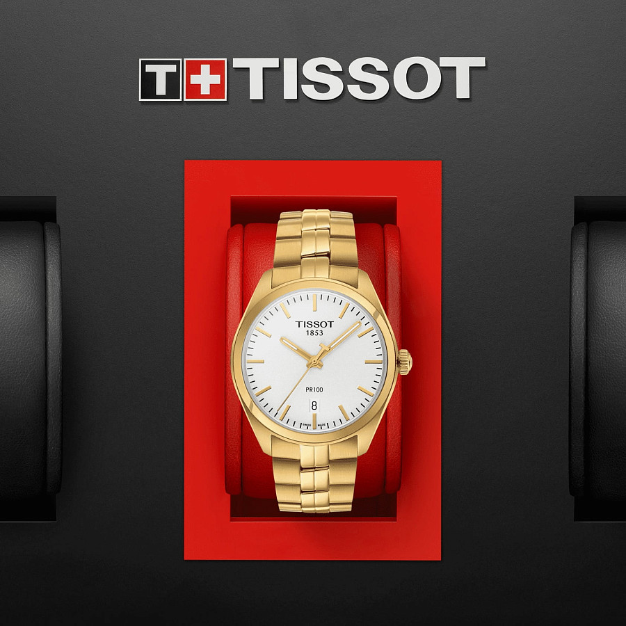 Часы Tissot PR 100 T101.410.33.031.00 — сталь металл, Швейцария