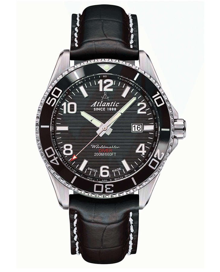 Часы Atlantic 55370.47.65S — мужские, черный