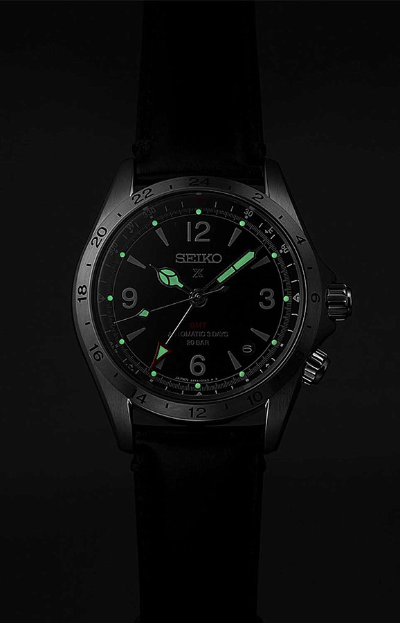Часы Seiko Prospex Alpinist SPB379 — мужские, кожаный
