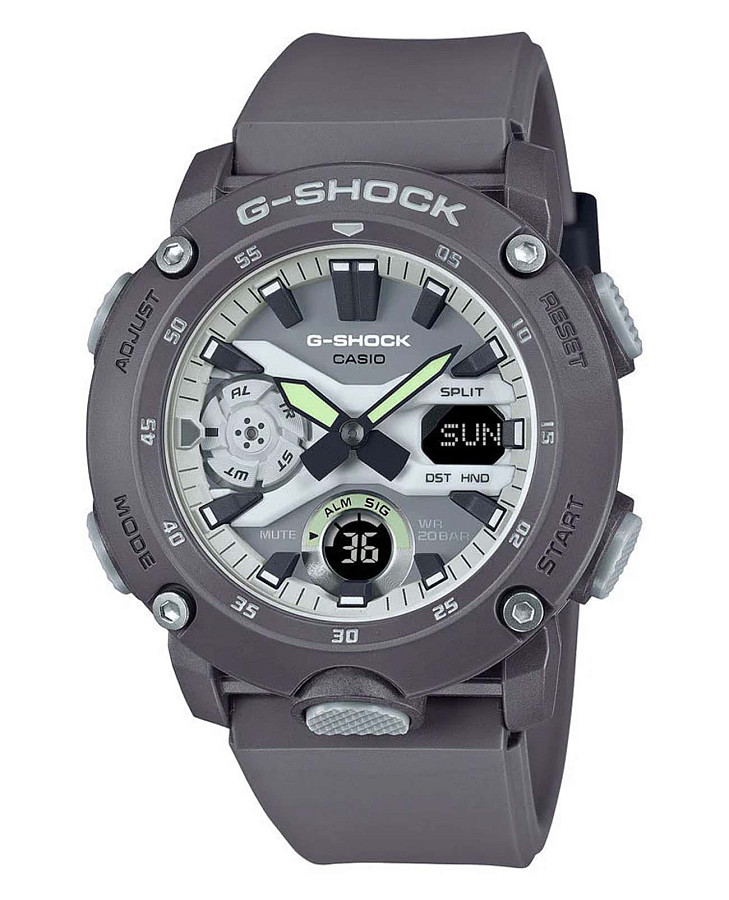 Часы Casio G-Shock GA-2000HD-8ADR (GA-2000HD-8A) — мужские, серый