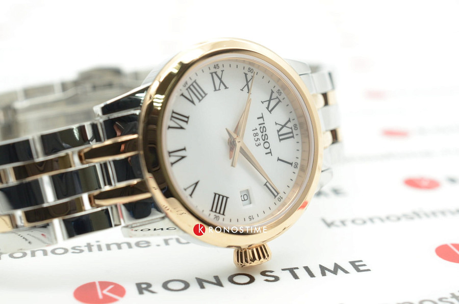 Часы Tissot Classic Dream Lady T129.210.22.013.00 — женские, сталь c pvd покрытием