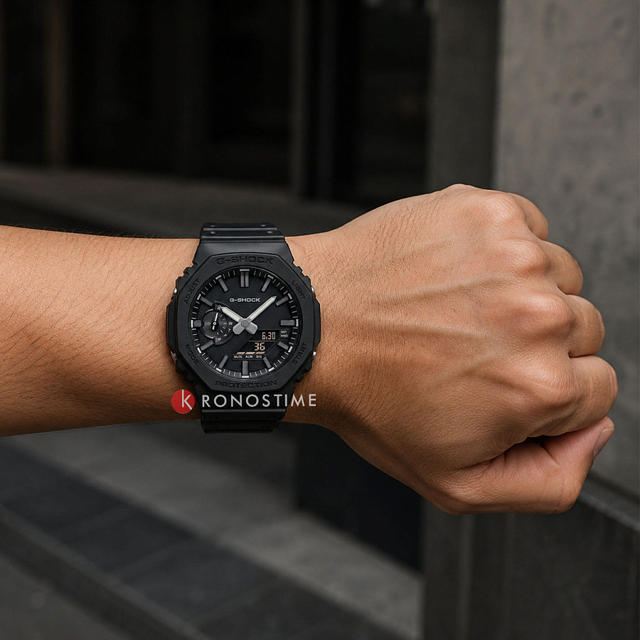 Часы Casio G-SHOCK GA-2100LXB-1A — пластик, мужские
