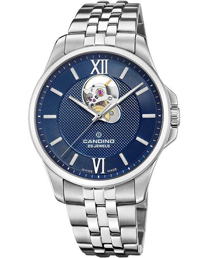 Часы Candino Automatic C4780/4 — мужские, синий