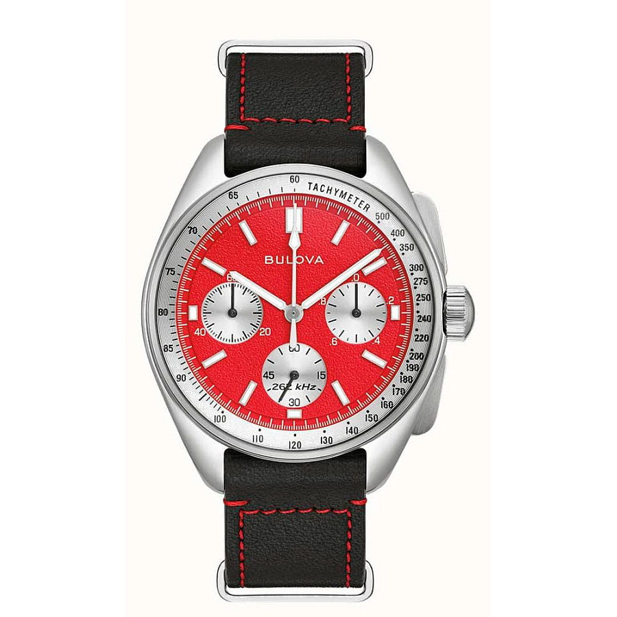 Часы Bulova Lunar Pilot Chronograph 96K115 — кварцевые, металл сталь