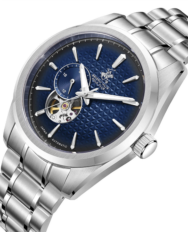 Часы Beverly Hills Polo Club BP3915X.390 — мужские, серебристый