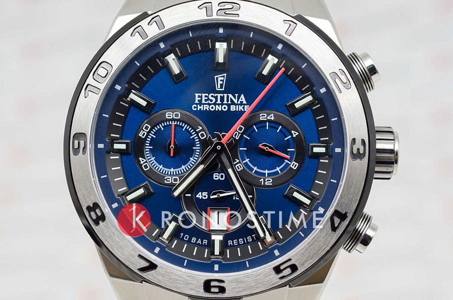 Часы Festina Chrono Bike F20671/1 — металл сталь, Испания