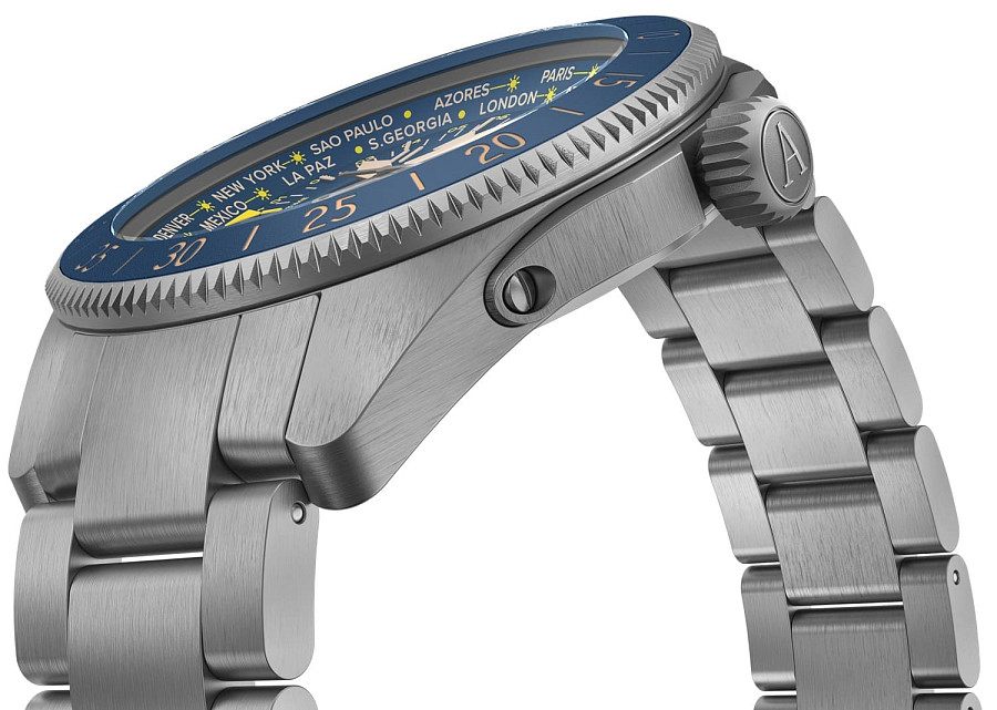 Часы Aviator Airacobra GMT V.1.37.0.304.5 — нержавеющая сталь, мужские