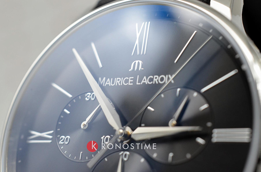 Часы Maurice Lacroix Eliros Chronograph EL1098-SS001-310-1 — кожаный, мужские