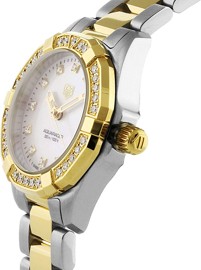Часы TAG Heuer Aquaracer WBD1423.BB0321 — женские, сталь + золото
