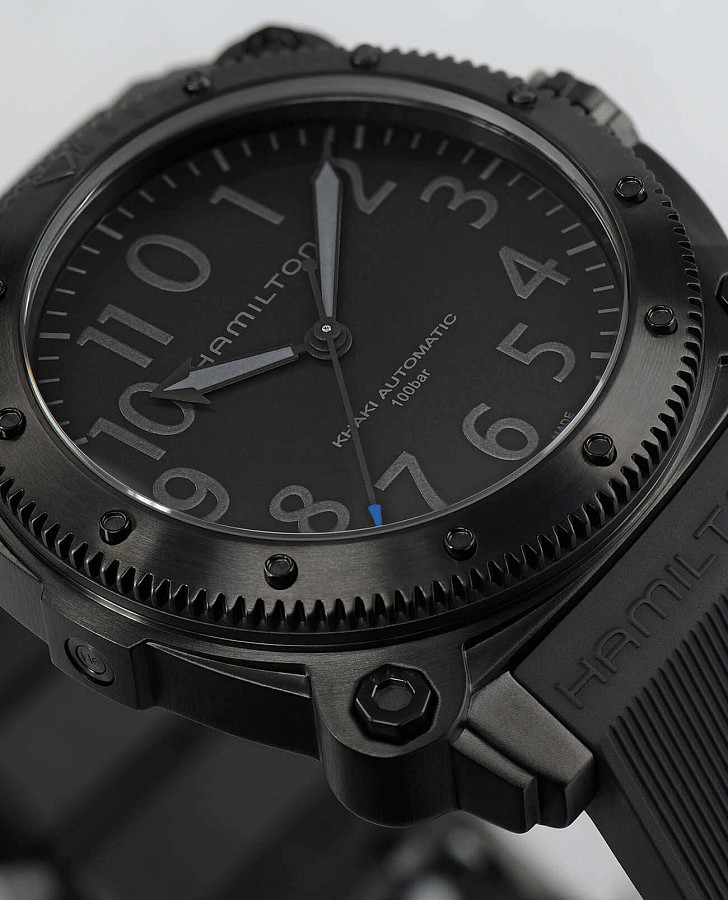 Часы Hamilton Khaki Navy BeLOWZERO Auto Limited Edition H78505331 — каучук, мужские