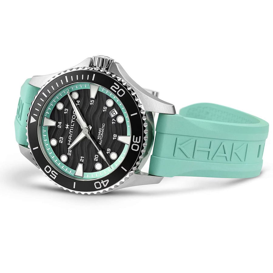 Часы Hamilton Khaki Navy Scuba 40 mm H82415331 — каучук, мужские