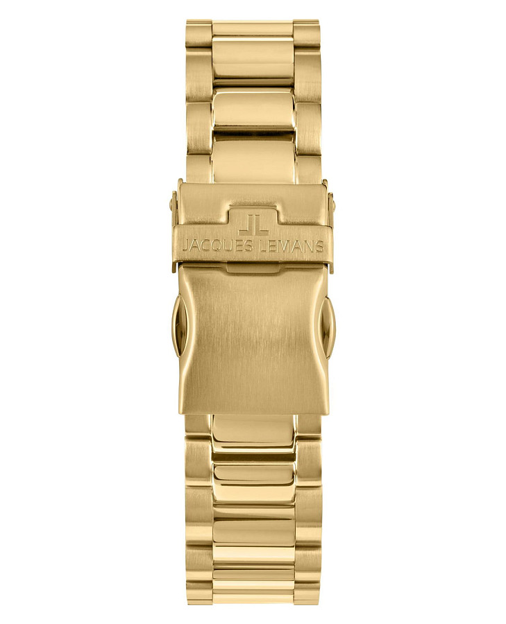 Часы Jacques Lemans Hybromatic 1-2170M — автокварц (кинетик), металл сталь