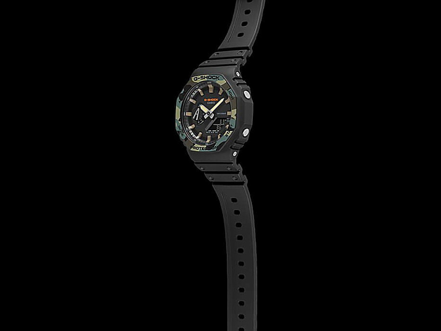 Часы Casio G-Shock GA-2100SU-1A — пластик, мужские