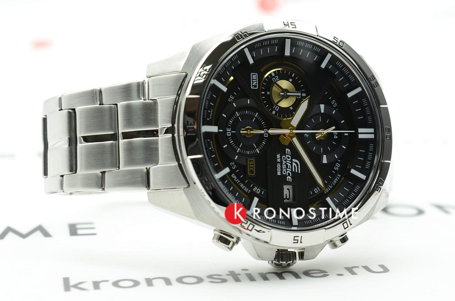 Часы Casio Edifice EFR-556D-1A — мужские, нержавеющая сталь