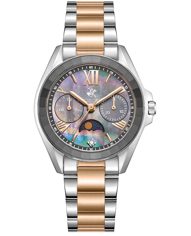 Часы Beverly Hills Polo Club BP3763X.560 — мужские, перламутровый