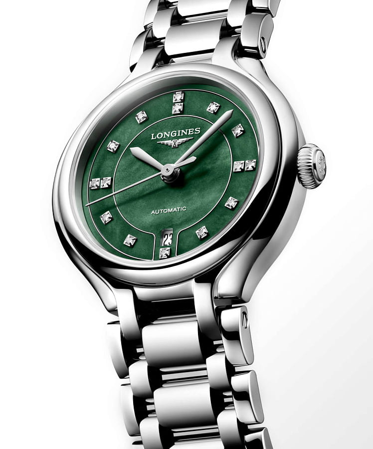 Часы Longines PrimaLuna L8.123.4.07.6 — механические, сталь металл