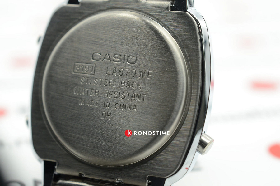Часы Casio Vintage LA670WEA-7E — кварцевые, Япония, женские