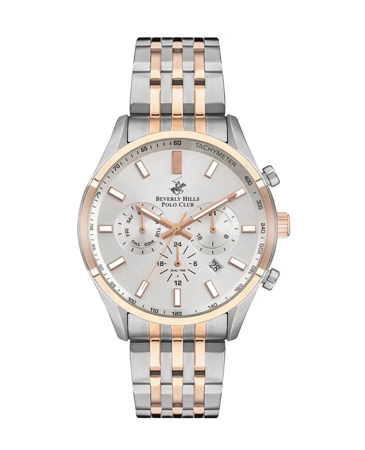 Часы Beverly Hills Polo Club BP3249X.530 — мужские, серебристый