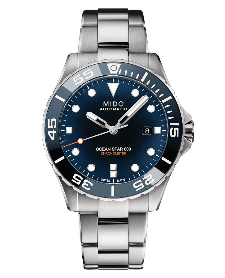 Часы Mido Ocean Star 600 Chronometer M026.608.11.041.01 — мужские, синий
