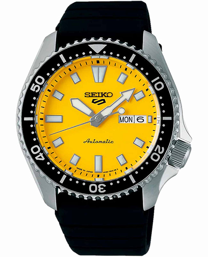 Часы Seiko 5 Sports SBSA307 — мужские, желтый