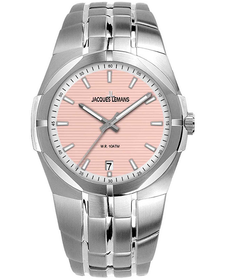 Часы Jacques Lemans Melbourne 1-2179G — мужские, розовый
