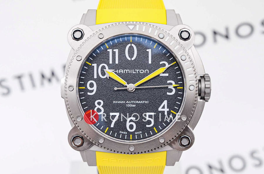 Часы Hamilton Khaki Navy Belowzero Auto Titanium H78535380 — Швейцария, механические