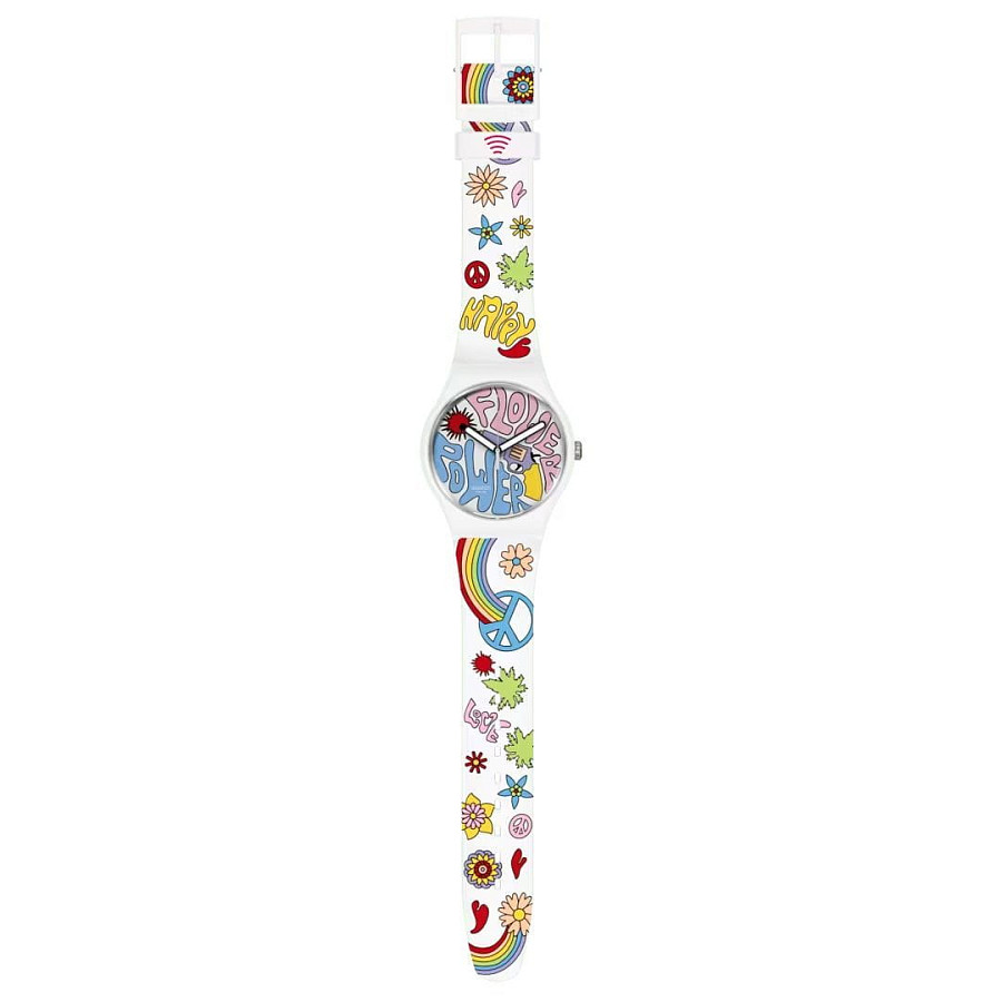 Часы Swatch New Gent Bioceramic Swatch Pay! SO32W108-5300 — биокерамика, Швейцария