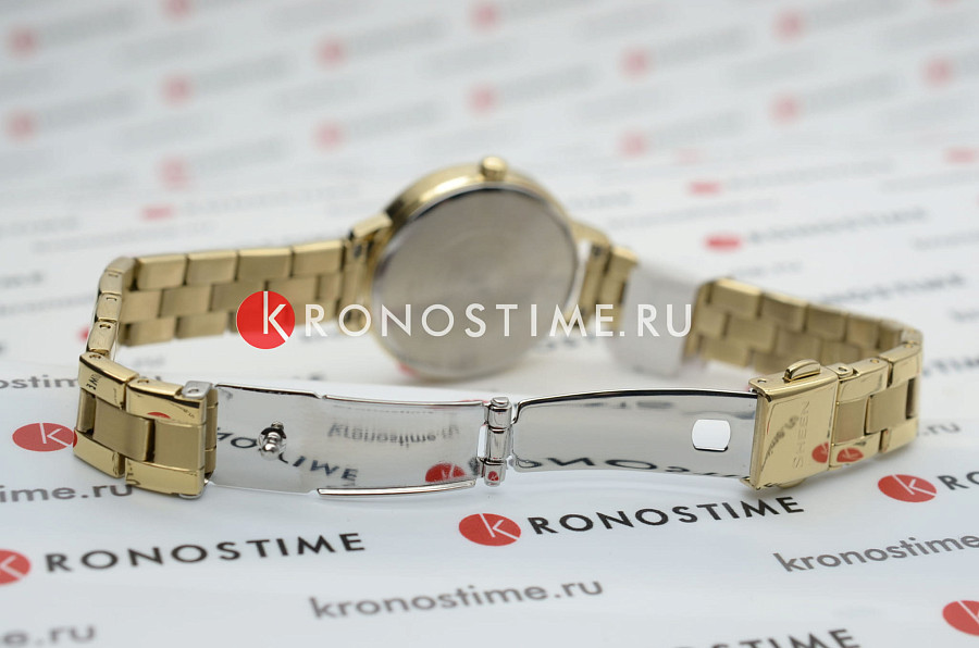 Часы Casio Sheen SHE-4548G-2A — кварцевые, Япония, женские