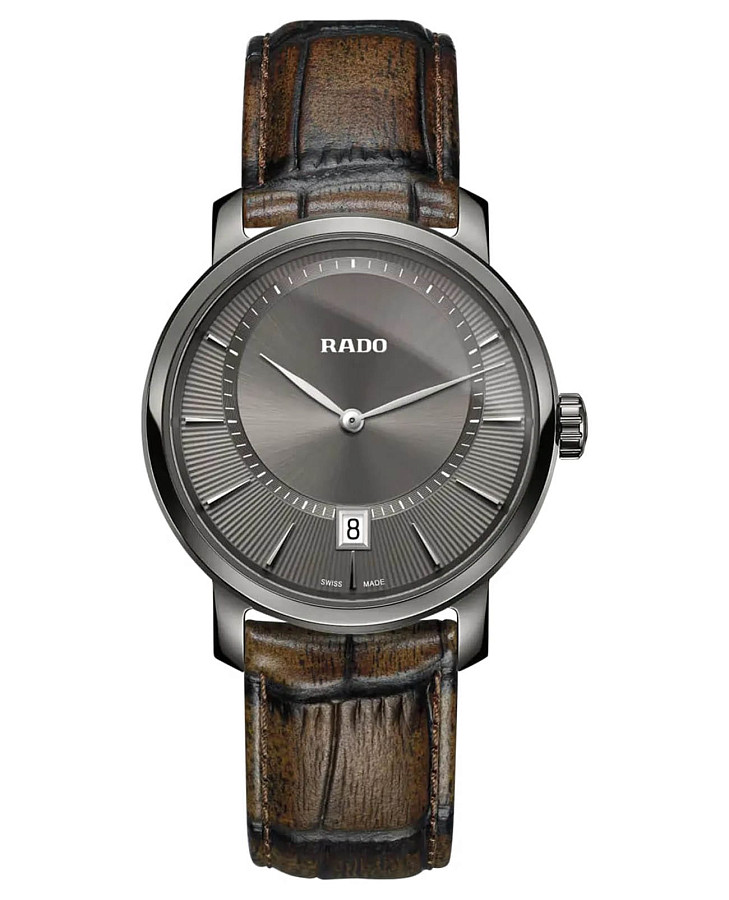 Часы Rado Diamaster R14135306 — мужские, коричневый