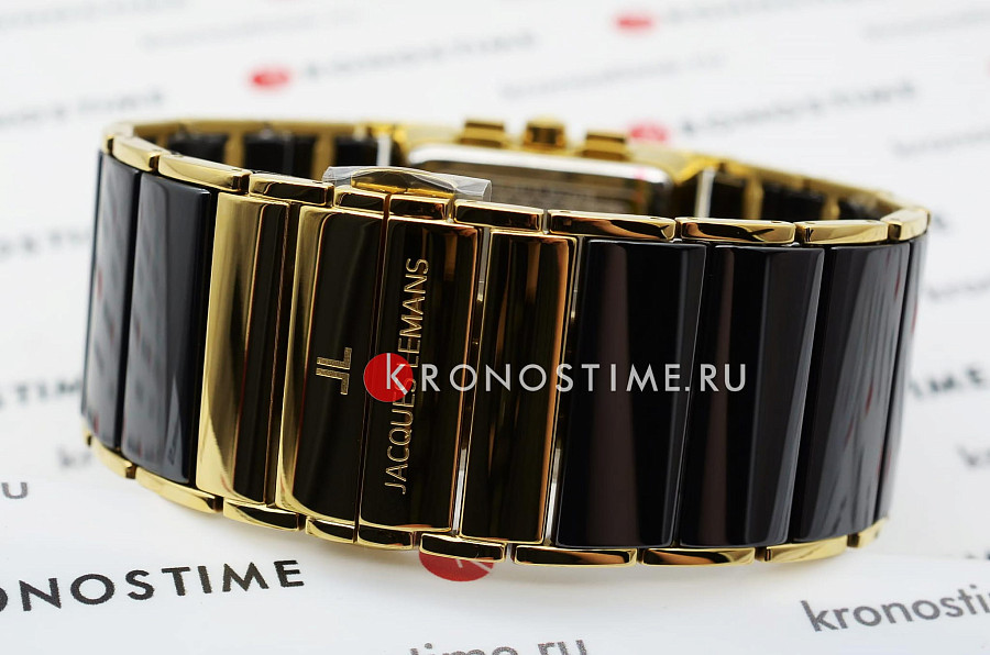 Часы Jacques Lemans High Tech Ceramic 1-1941D — сталь + pvd + керамика, мужские