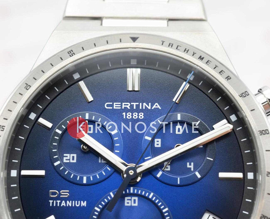 Часы Certina DS-7 Chronograph C043.417.44.041.00 — металл титан, Швейцария